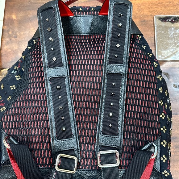 ❌❌SOLD❌❌Christian Louboutin Black and Gold Backpack - Picture 8 of 14